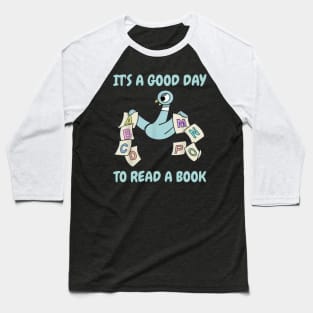 It's a Good Day to Read a Book World Book Day 2024 Kids Boys Baseball T-Shirt